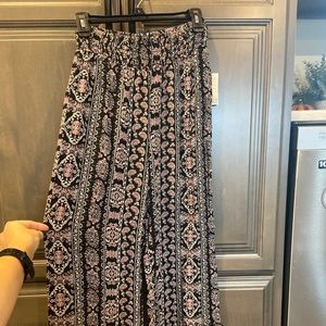 NWT floral maxi pants
